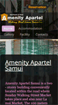 Mobile Screenshot of amenityapartelsamui.com